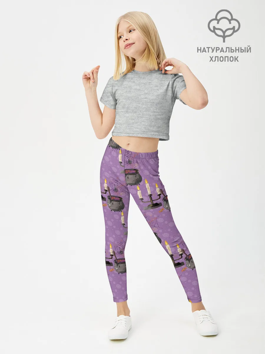Леггинсы для девочки / Хэллоуин Свечи