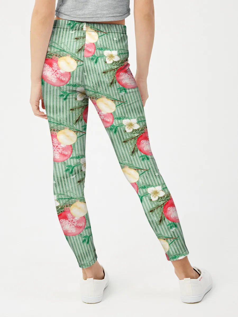 Леггинсы для девочки / Елочные игрушки шары