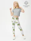 Леггинсы для девочки / Зеленый чай