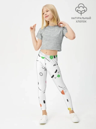 Леггинсы для девочки / TOCA BOCA УЗОР ФОН