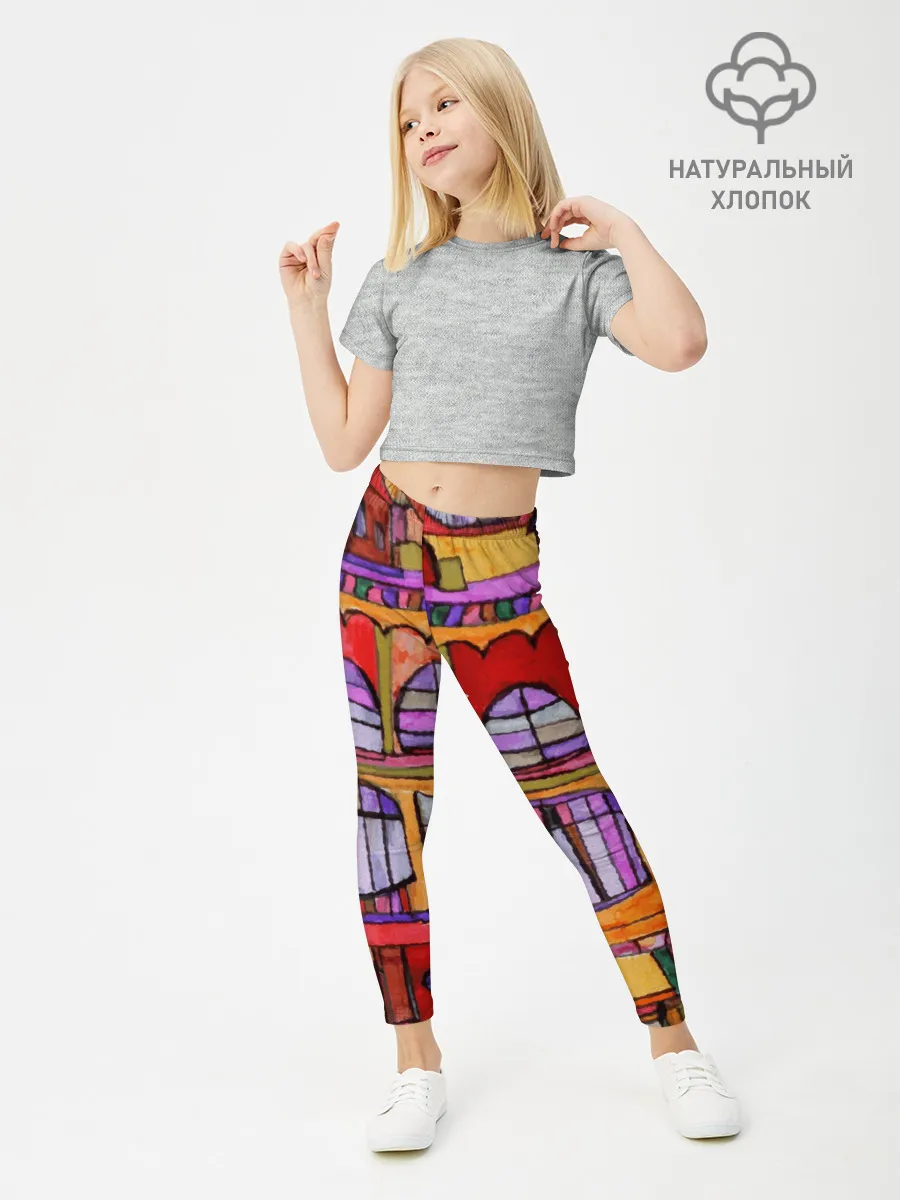 Леггинсы для девочки / Скетч большого города