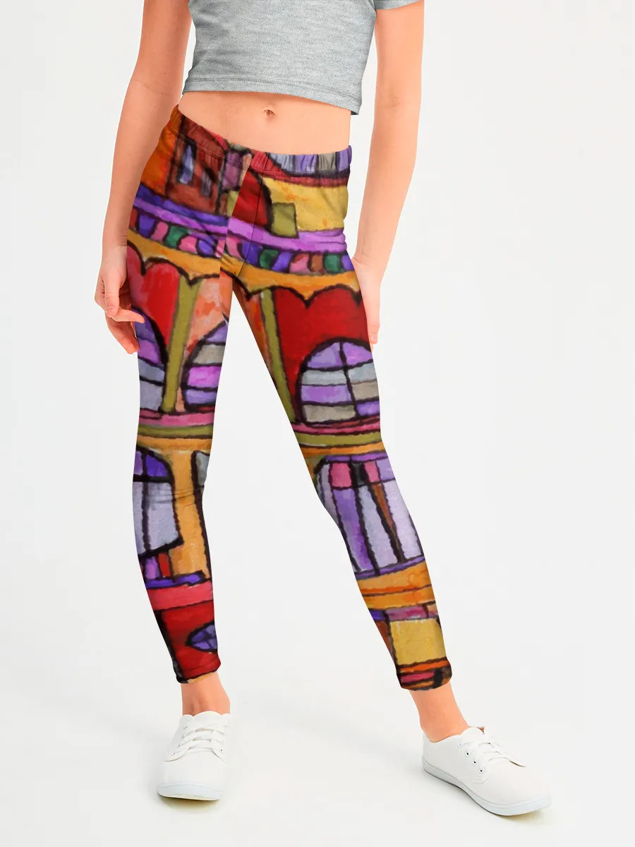 Леггинсы для девочки / Скетч большого города