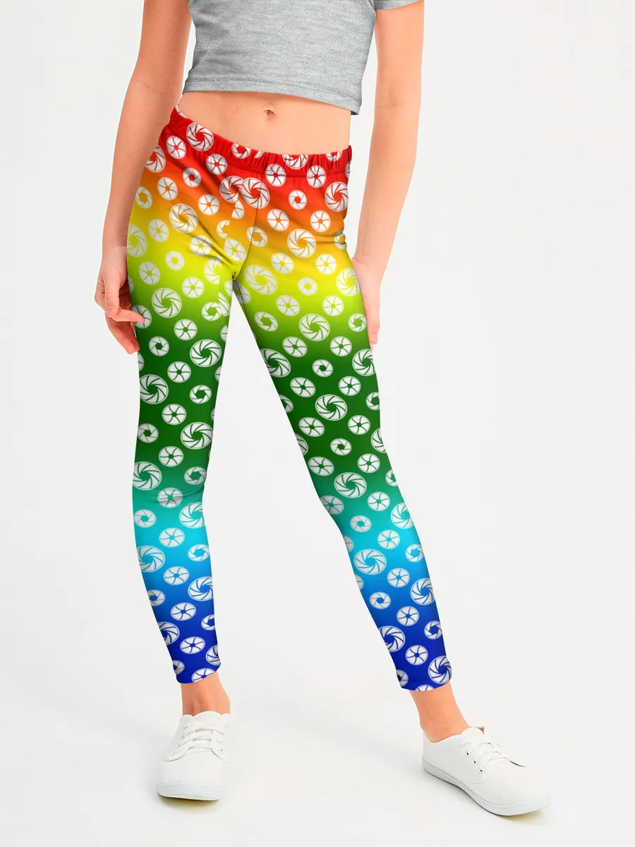 Леггинсы для девочки / Для фотографов. RGB. Диафрагма.