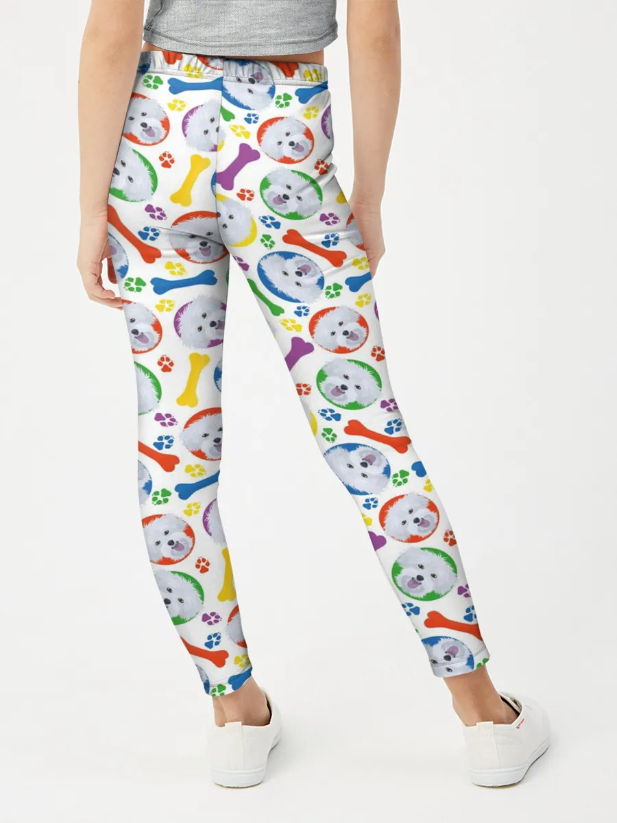 Леггинсы для девочки / Мальтийская Болонка