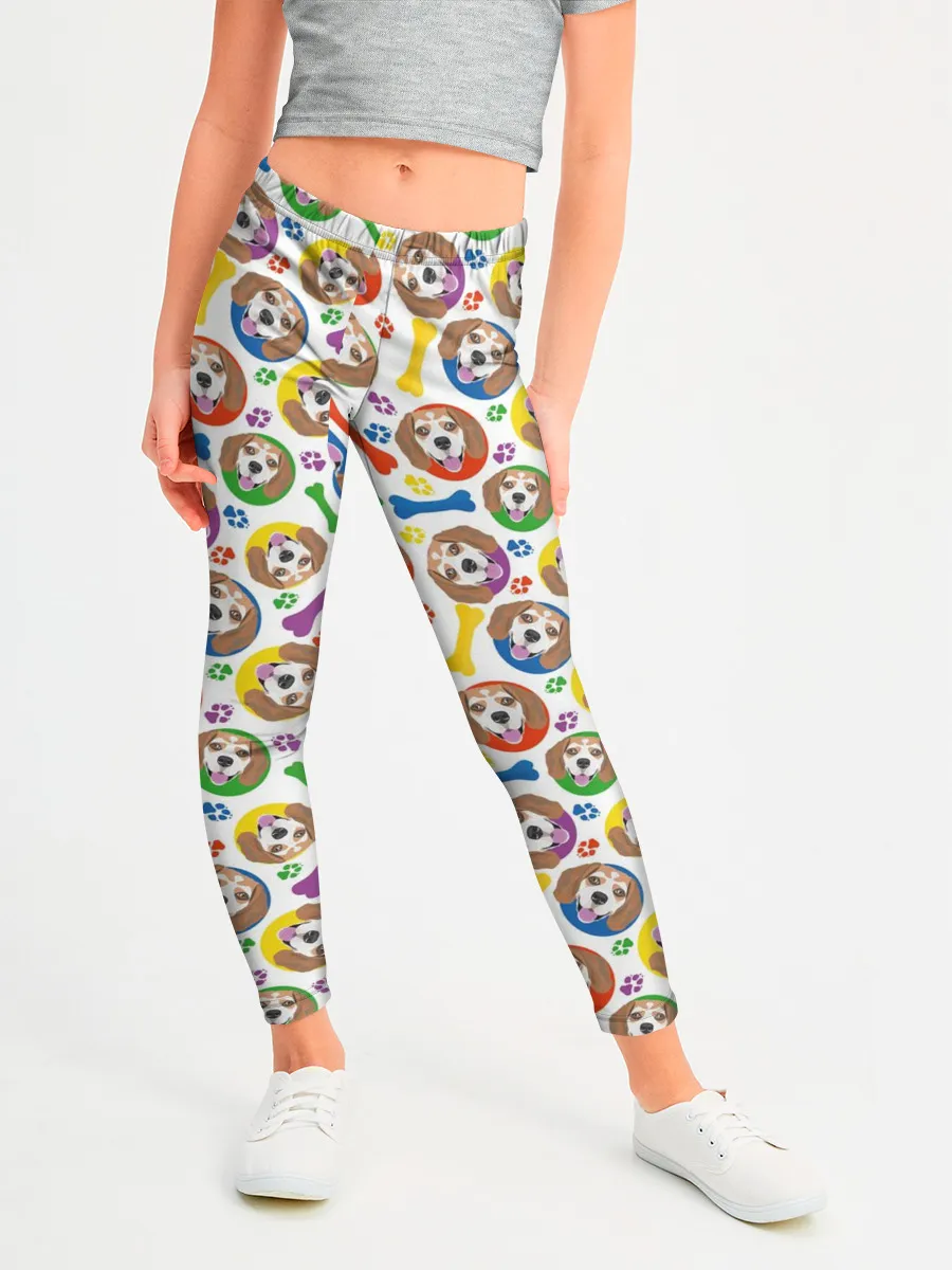 Леггинсы для девочки / Бигль