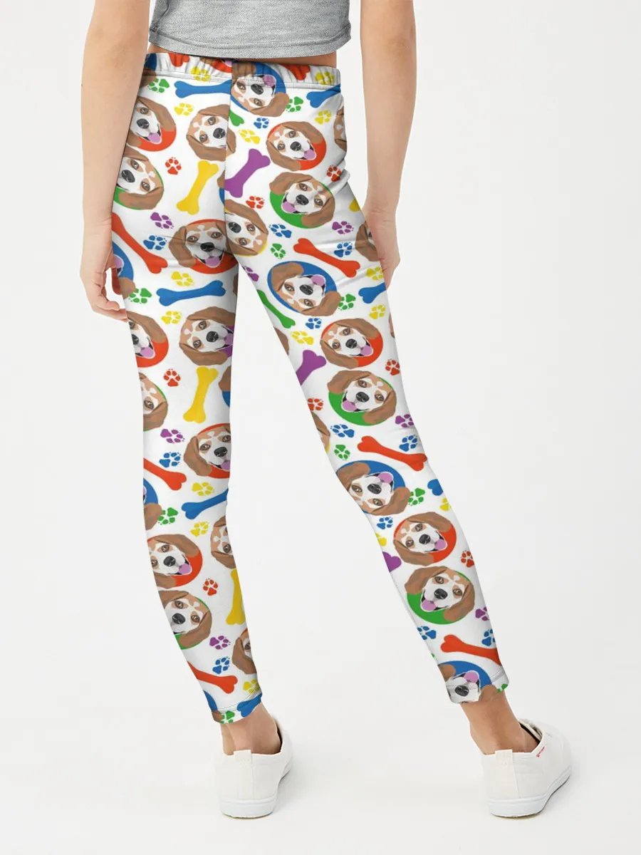 Леггинсы для девочки / Бигль