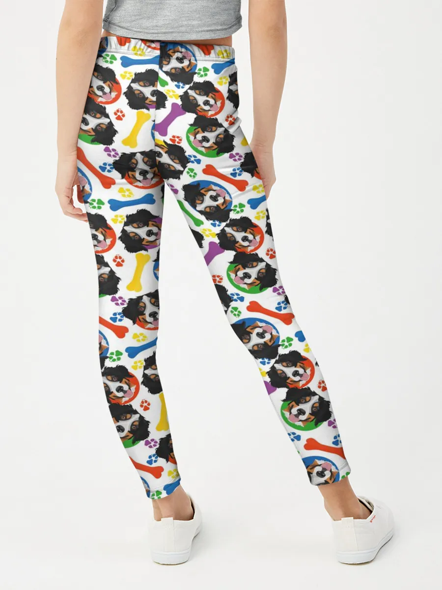 Леггинсы для девочки / Бернский Зенненхунд