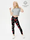 Леггинсы для девочки / CHICAGO BULLS БЫКИ УЗОР