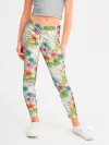 Леггинсы для девочки / Гавайские цветы