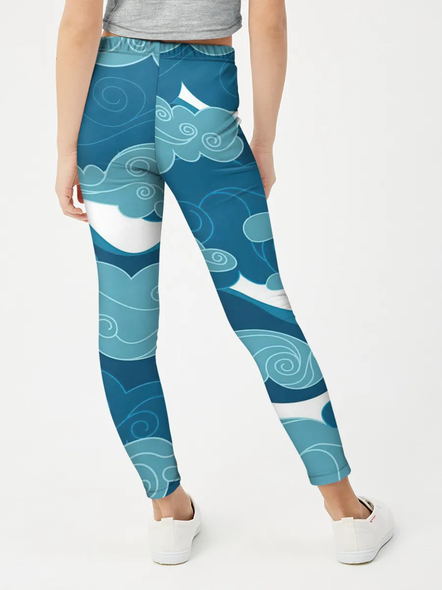 Леггинсы для девочки / Облака Греции