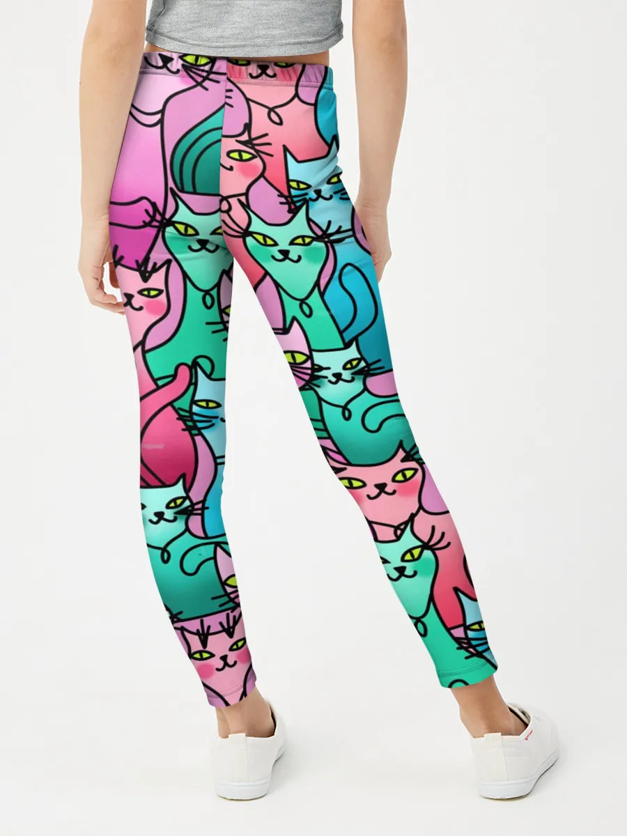 Леггинсы для девочки / Выставка котов