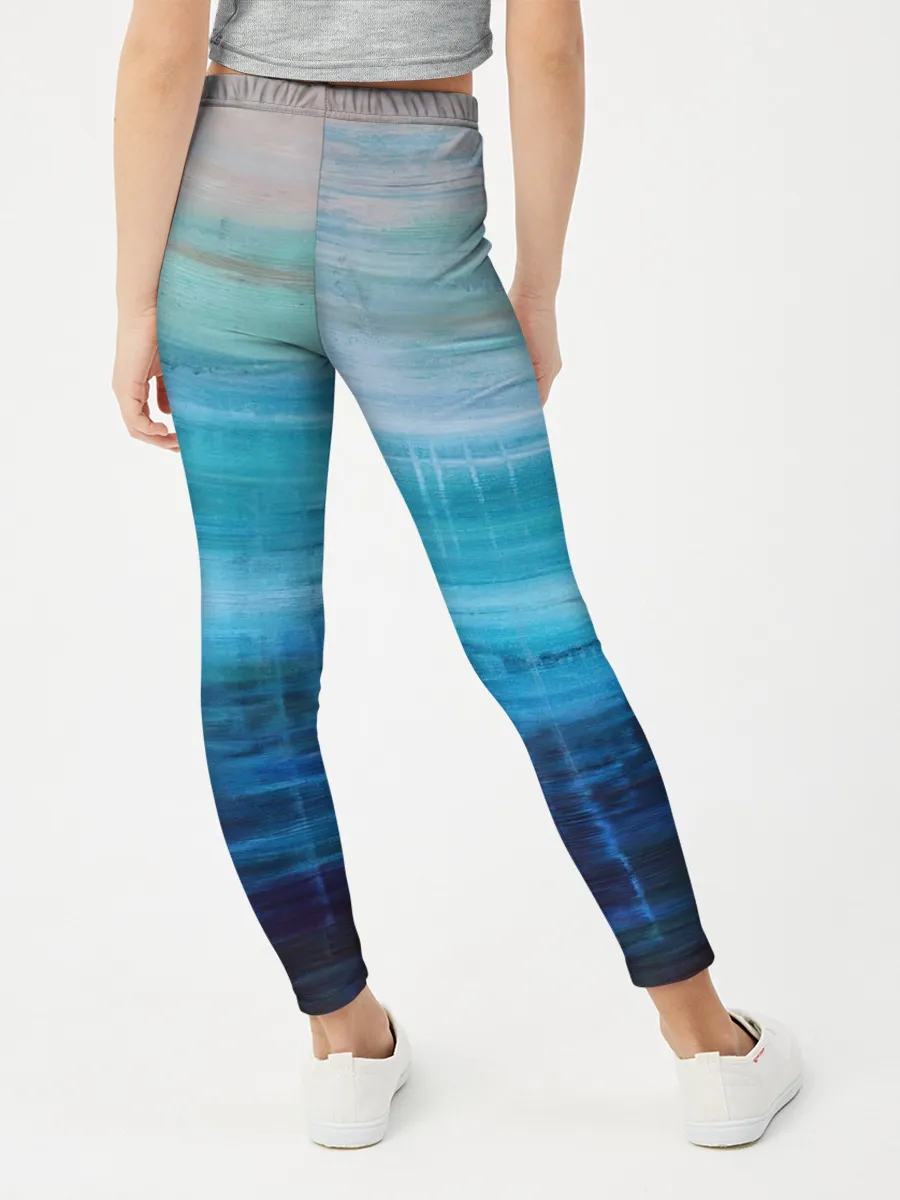 Леггинсы для девочки / Небесные потеки