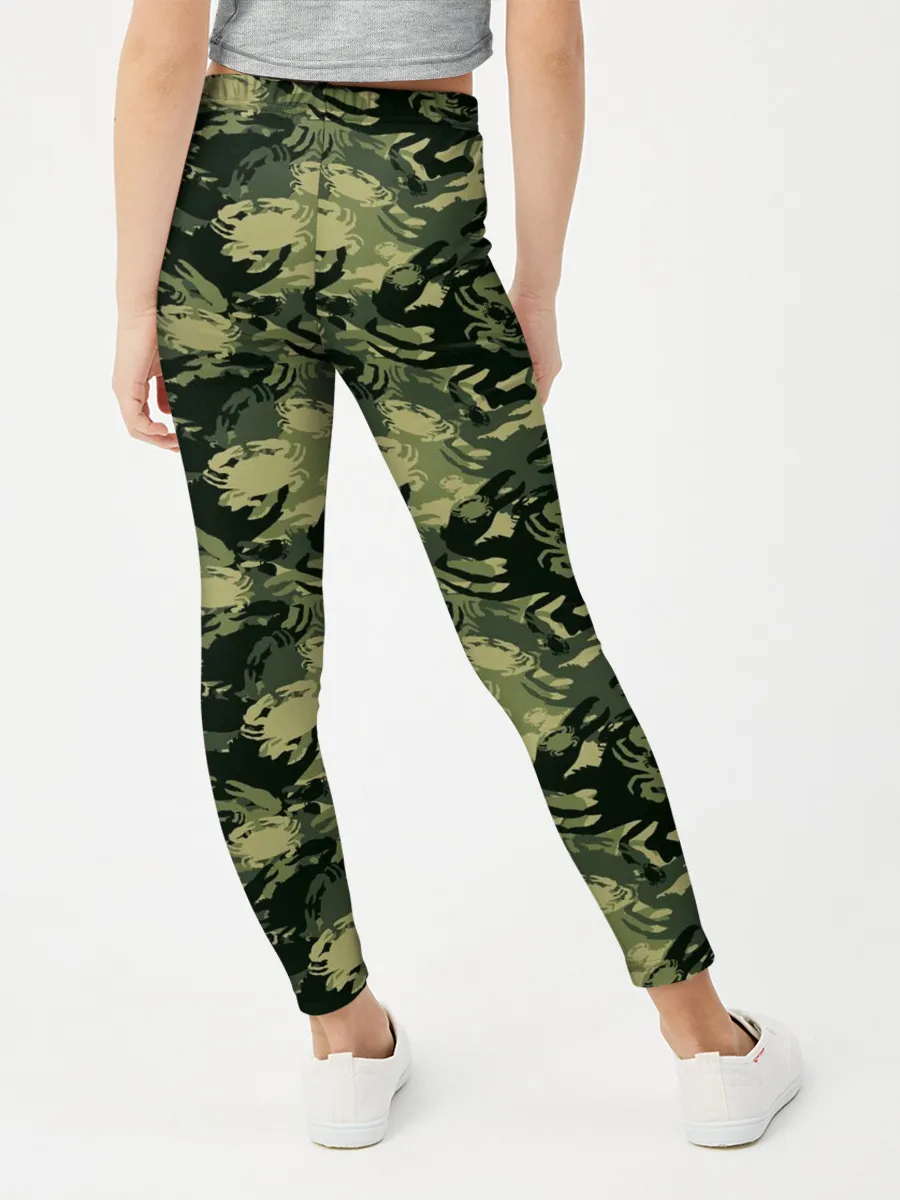 Леггинсы для девочки / Крабы