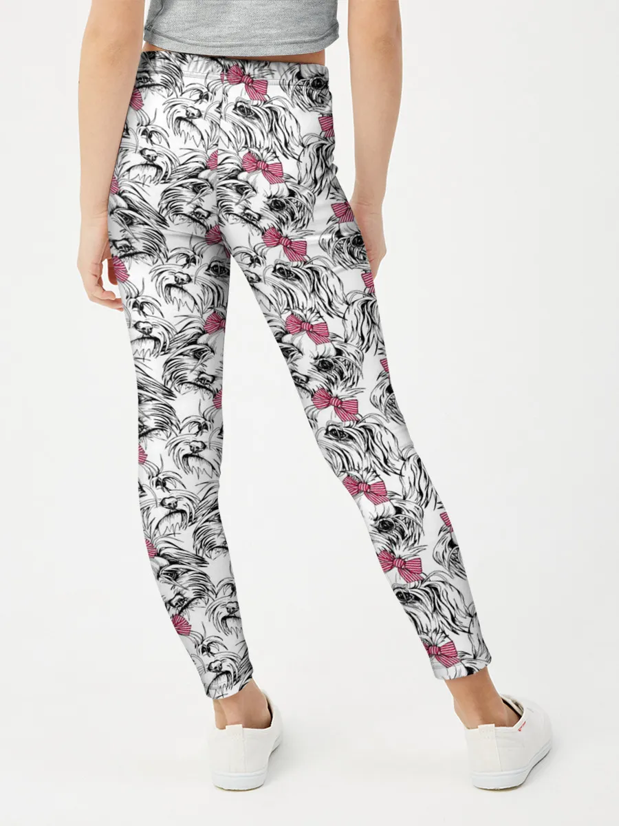 Леггинсы для девочки / Мальтийская Болонка