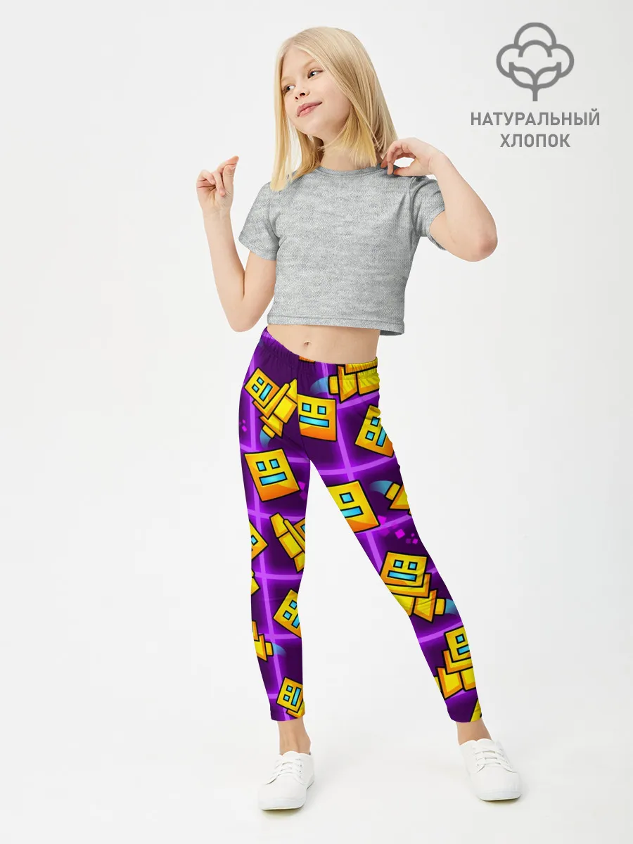 Леггинсы для девочки / GEOMETRY DASH SPACE