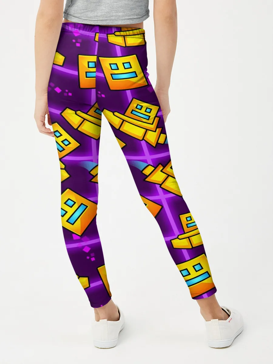 Леггинсы для девочки / GEOMETRY DASH SPACE