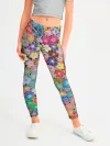 Леггинсы для девочки / цветы цветочки
