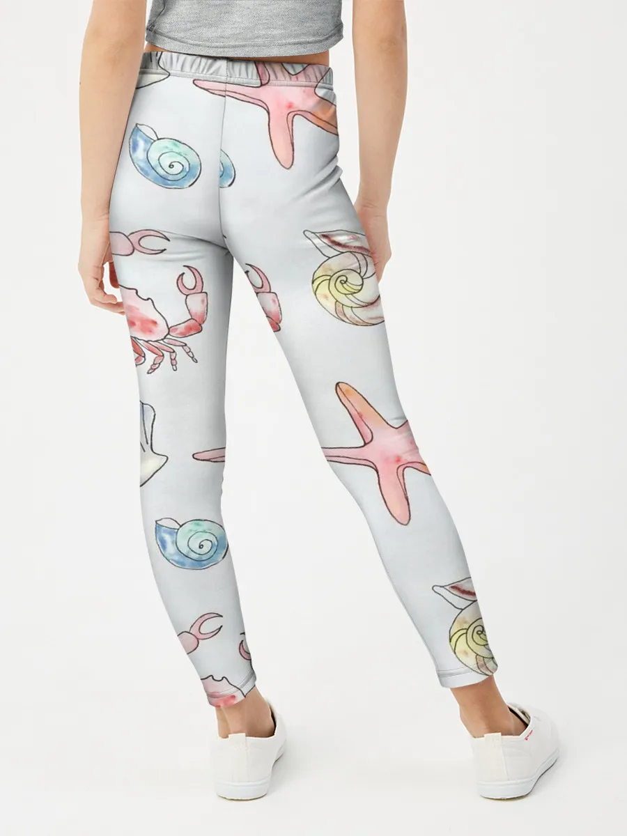 Леггинсы для девочки / морские ляльки