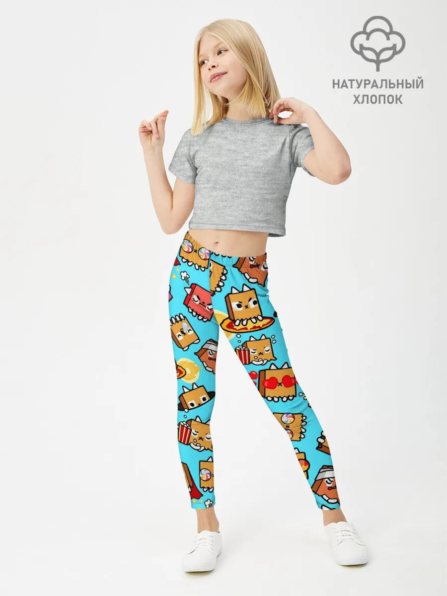 Леггинсы для девочки / PAPER BAG CAT TOCA BOCA / TOCA LIFE WORLD
