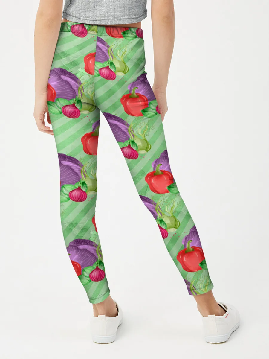 Леггинсы для девочки / Vegan | Огород