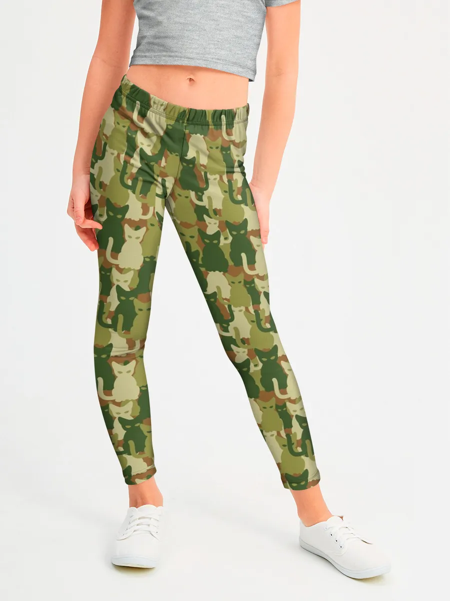 Леггинсы для девочки / Кошки