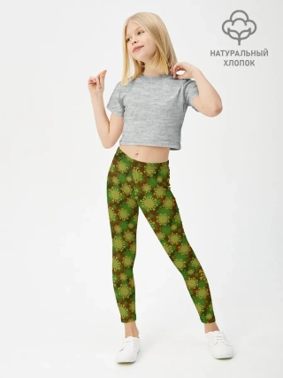 Леггинсы для девочки / КоронаВирус