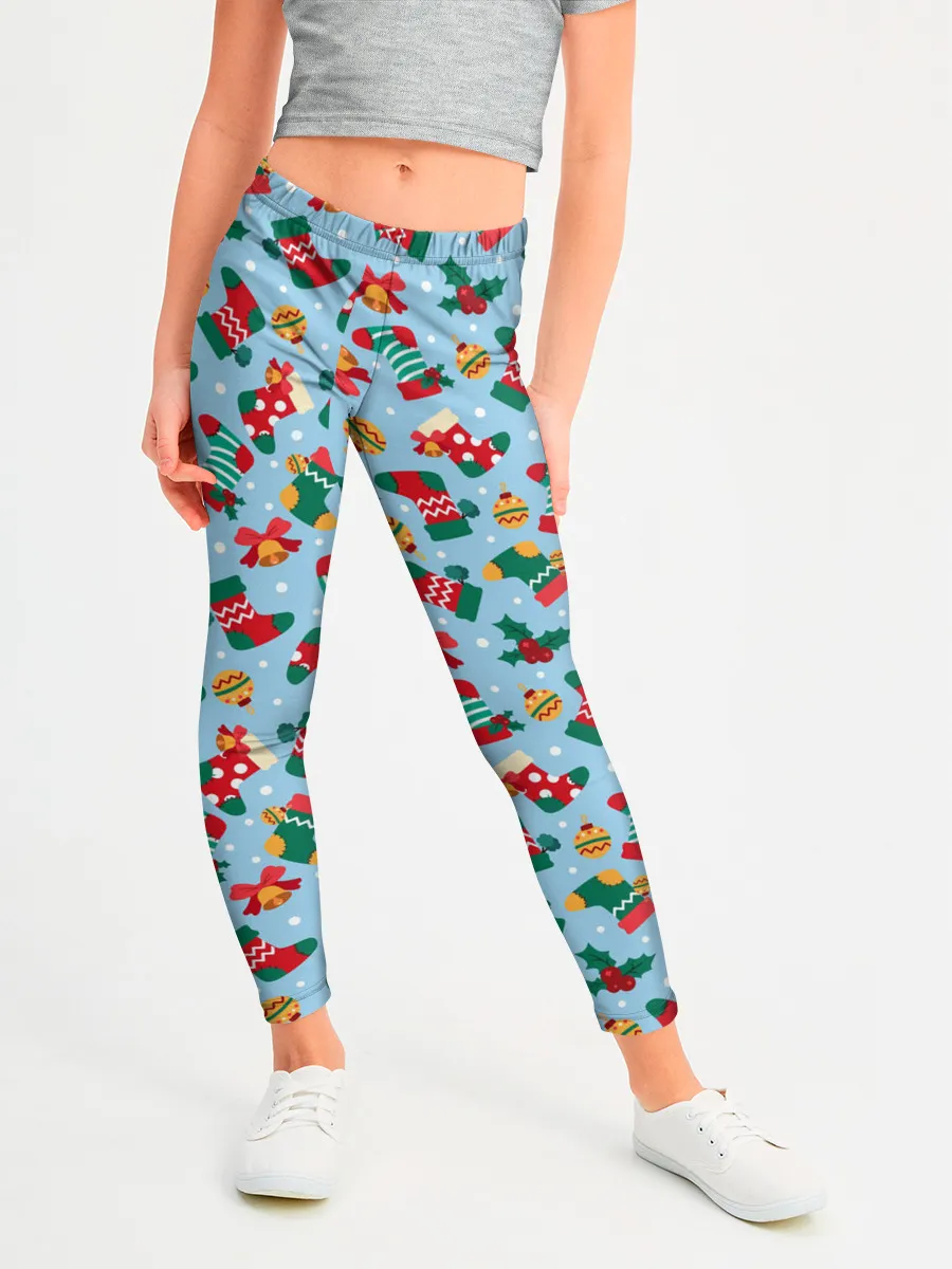 Леггинсы для девочки / Christmas Background