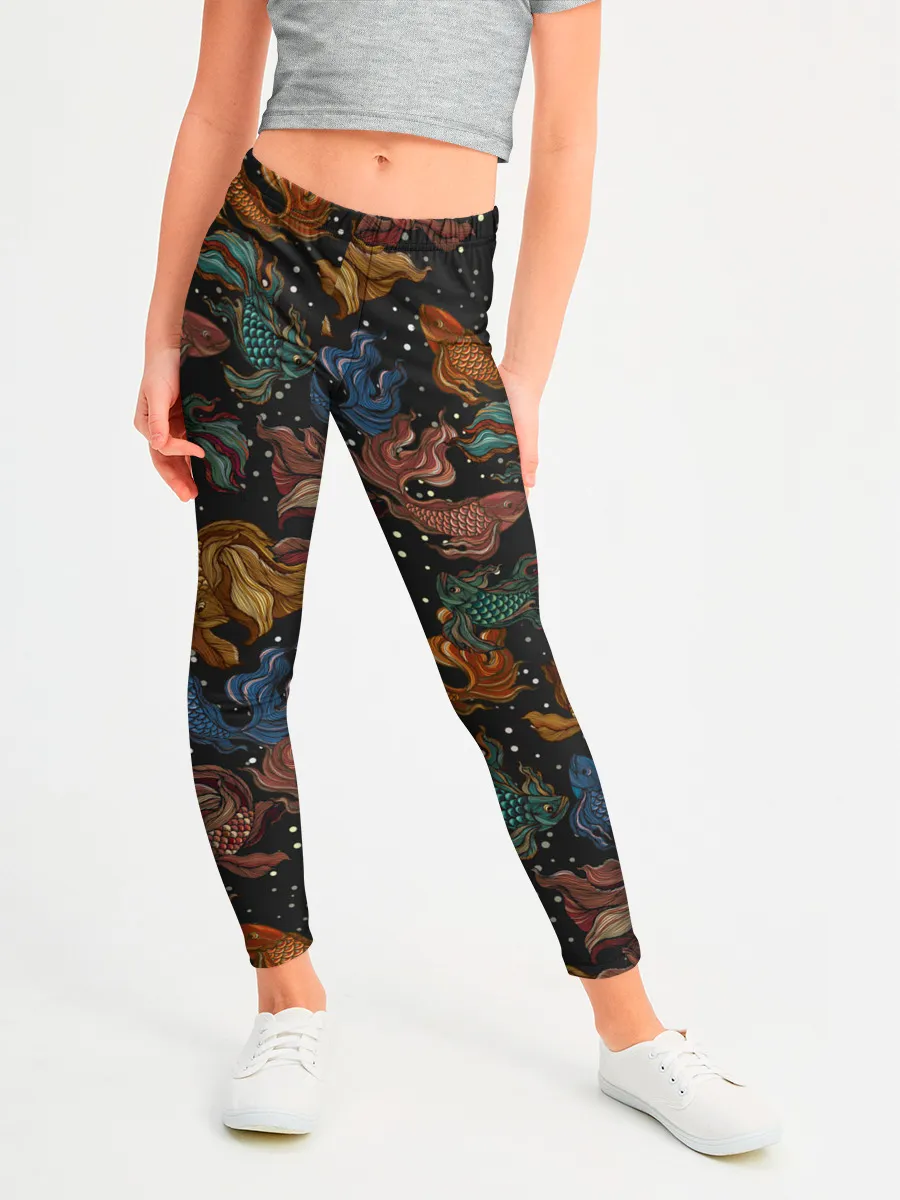 Леггинсы для девочки / Тайские рыбки