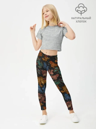 Леггинсы для девочки / Тайские рыбки