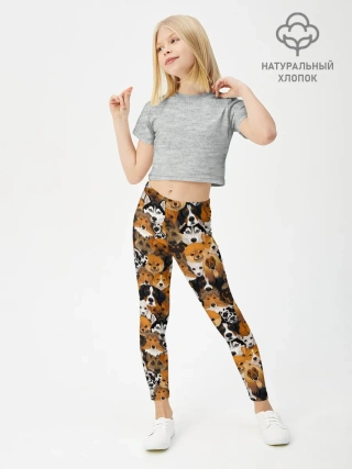 Леггинсы для девочки / Разные Собаки