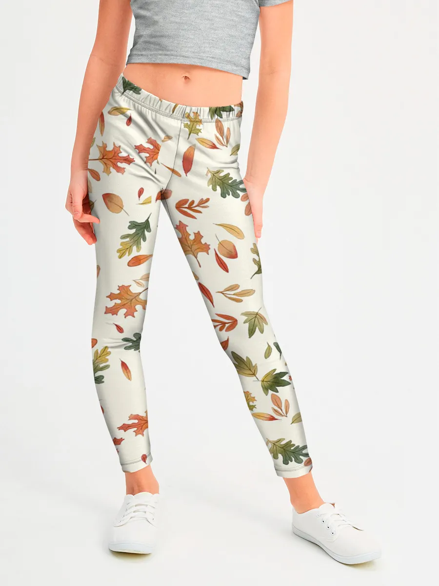Леггинсы для девочки / Тёплая осень