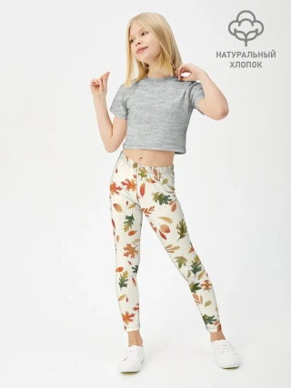 Леггинсы для девочки / Тёплая осень