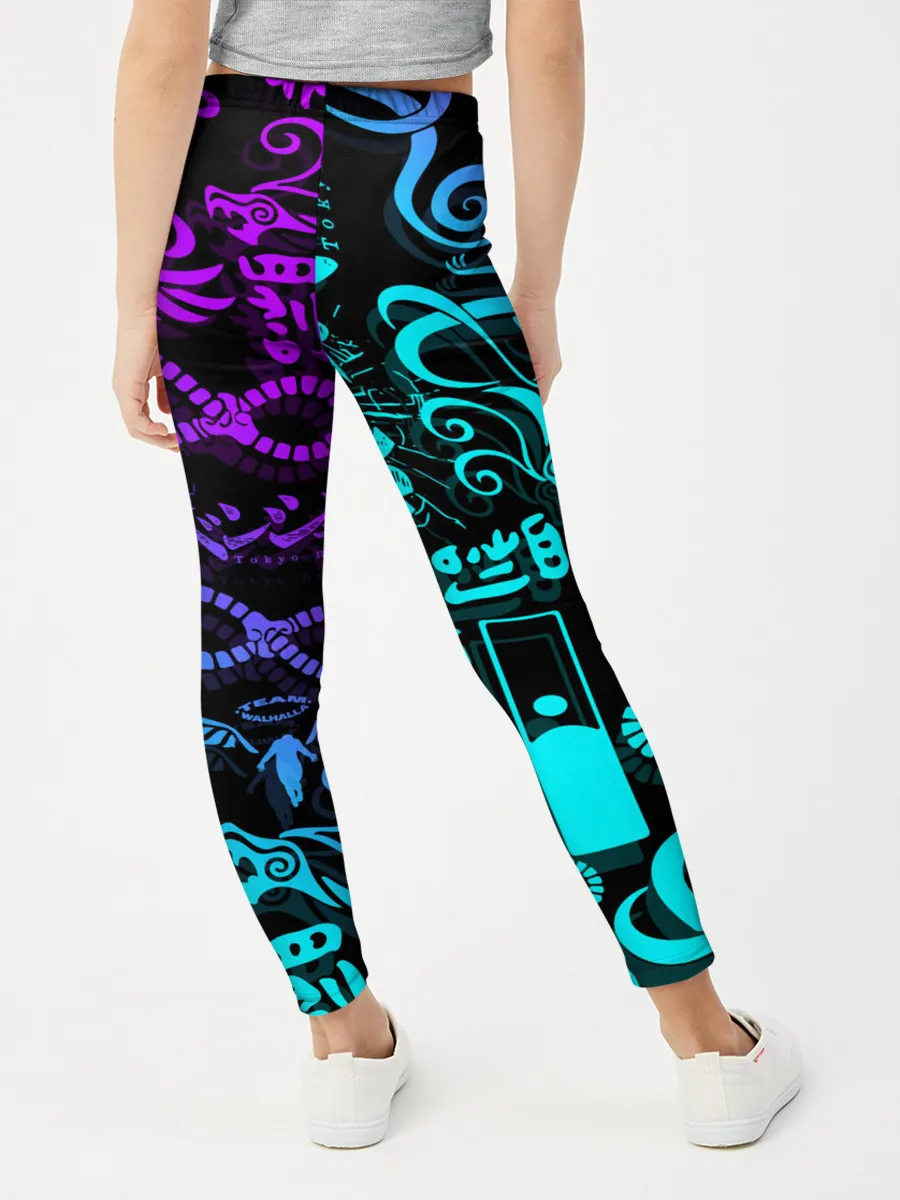 Леггинсы для девочки / ТАТУ ТОКЙСКИЕ МСТИТЕЛИ НЕОН |