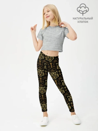 Леггинсы для девочки / Тигры / Tigers