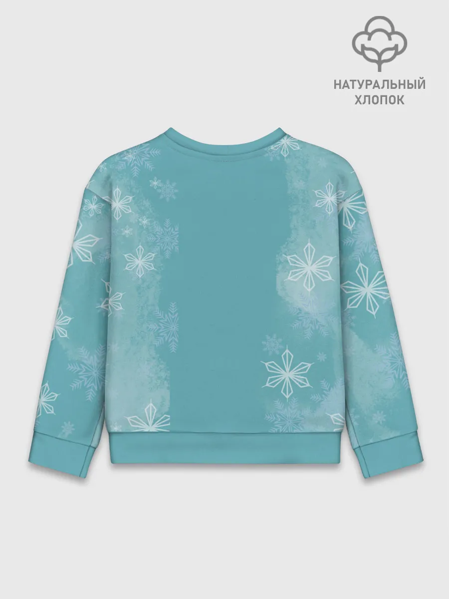 Детский свитшот хлопок / Gerand снежные шары