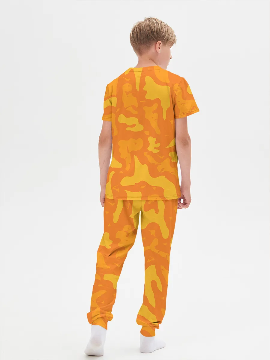 Детская пижама с брюками хлопок / Gerand Orange