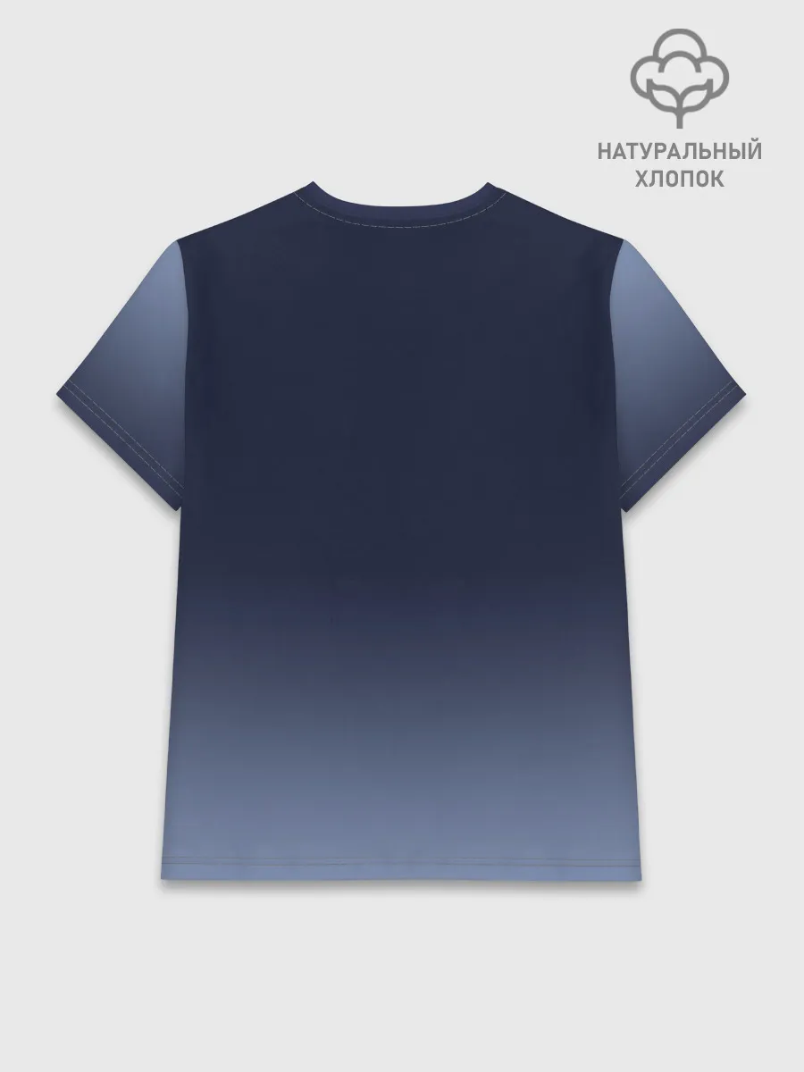 Женская базовая футболка хлопок / Гагарин