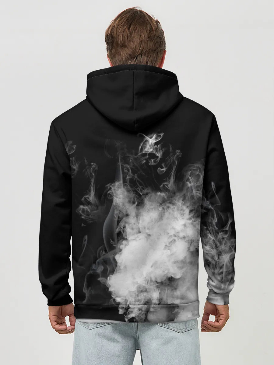 Худи мужской база хлопок / Skull