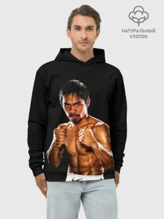 Худи мужской база хлопок / Менни Пакьяо