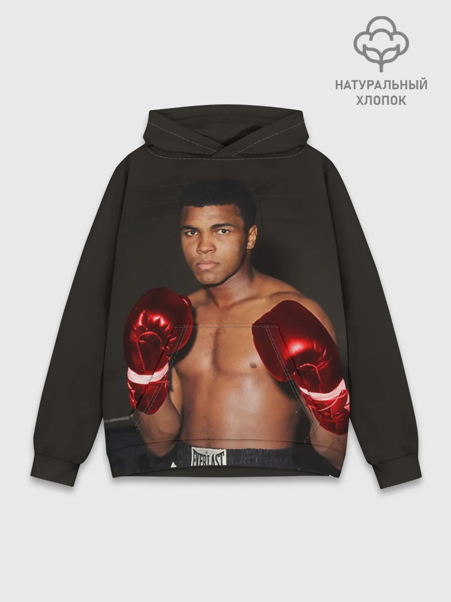 Худи мужской база хлопок / Мухаммед Али