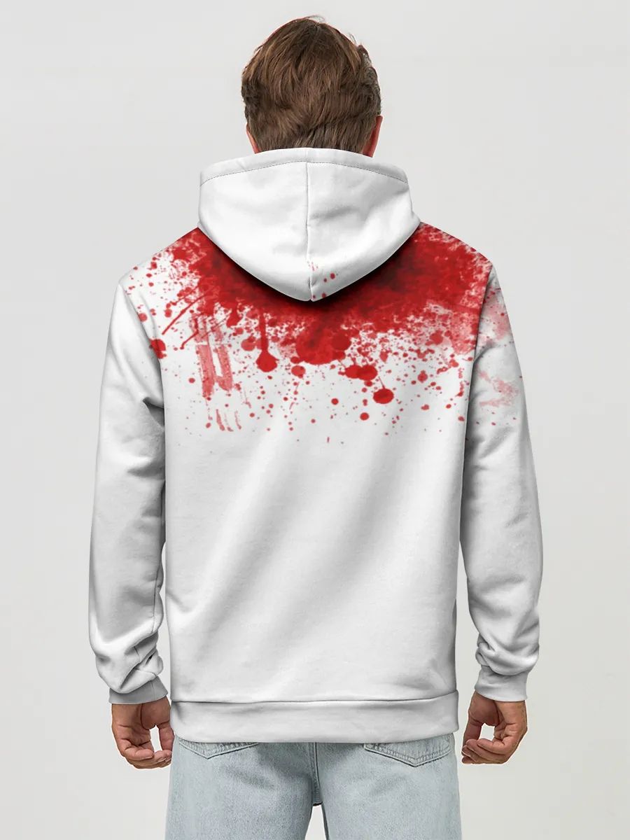 Худи мужской база хлопок / Кровь
