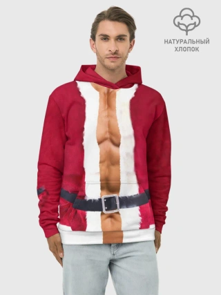 Худи мужской база хлопок / Костюм Деда Мороза