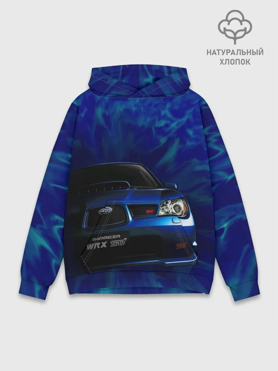 Худи мужской база хлопок / Subaru