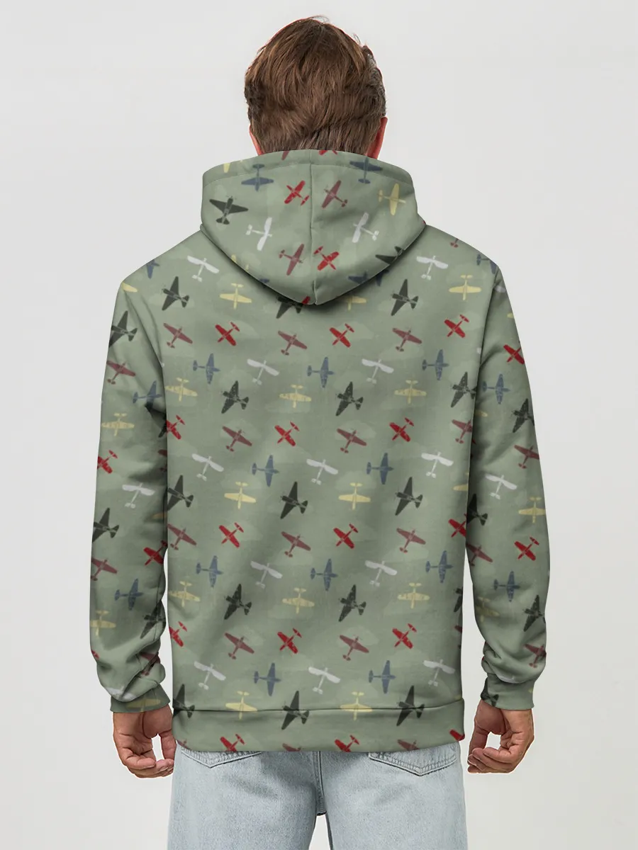 Худи мужской база хлопок / Авиация