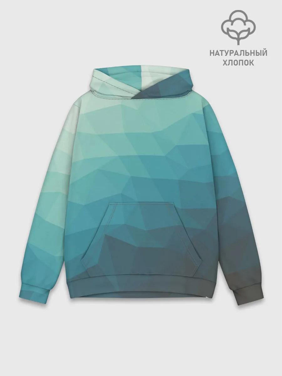 Худи мужской база хлопок / Геометрия