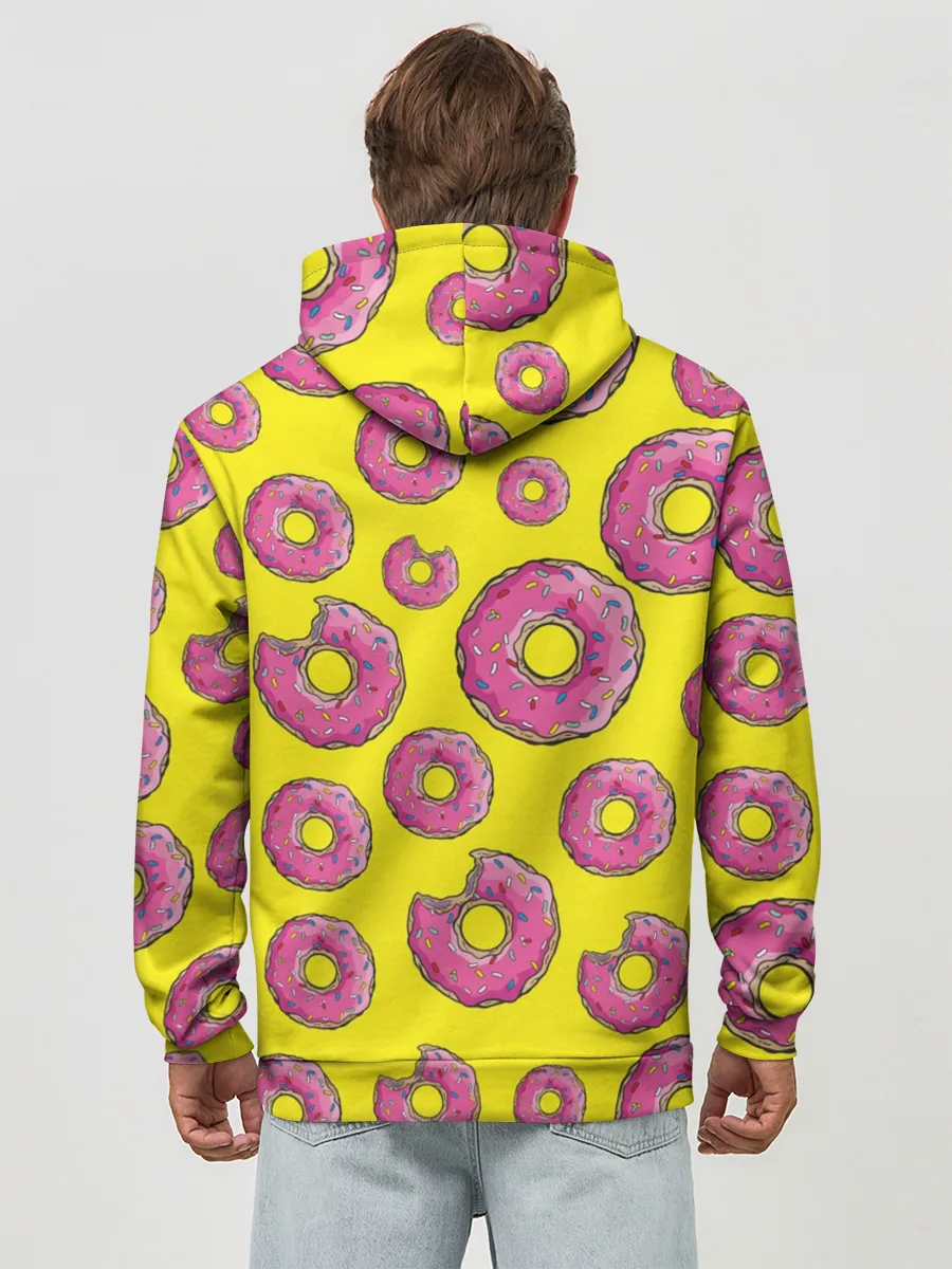 Худи мужской база хлопок / Пончики