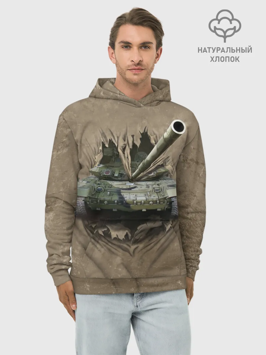 Худи мужской база хлопок / Танк