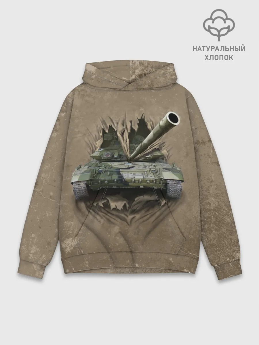 Худи мужской база хлопок / Танк