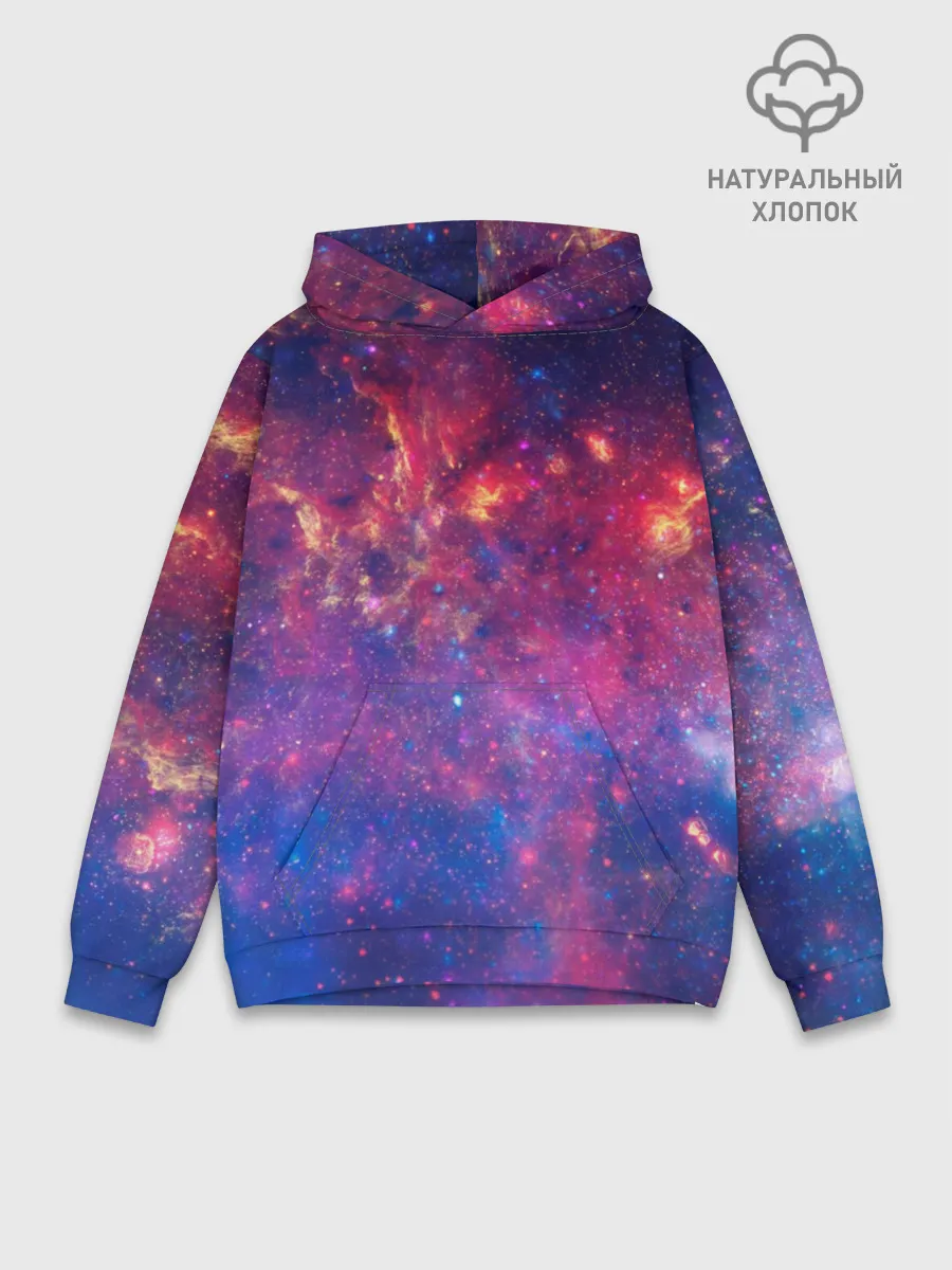 Худи мужской база хлопок / Космос
