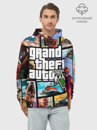 Худи мужской база хлопок / GTA